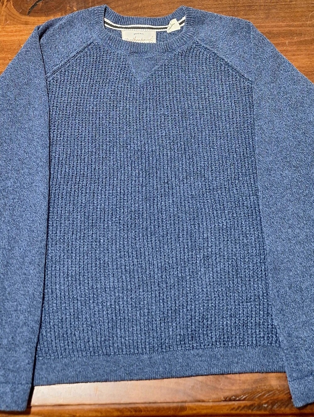 Weatherproof Blue Men's Crewneck Sweater Size M